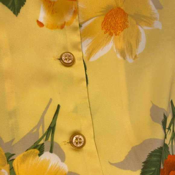 Floral simple retro blouse - Picture 7 of 11